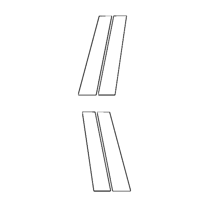 B-Pillars Kit | TOYOTA CROWN SIGNIA 2025 – NOCHIP.CA