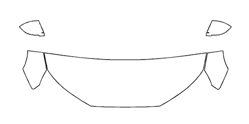 Partial Hood Fender and Mirror PPF Kit | AUDI A4 2022