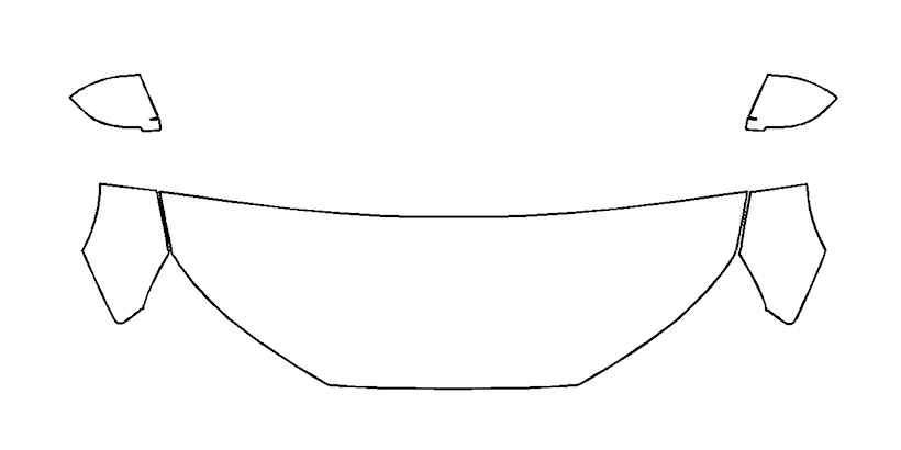 Partial Hood Fender and Mirror PPF Kit | AUDI A4 2022