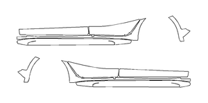 Rocker Panel PPF Kit | AUDI A3 2022