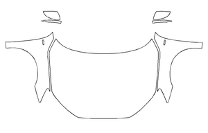 Full Hood Fender and Mirror PPF Kit | AUDI A3 2023
