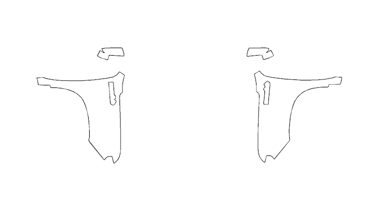 Full Fender and Mirror Kit | CHEVROLET SILVERADO 1500 HIGH COUNTRY 2025