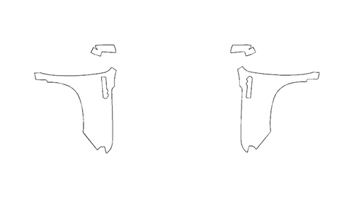 Full Fender and Mirror Kit | CHEVROLET SILVERADO 1500 HIGH COUNTRY 2024