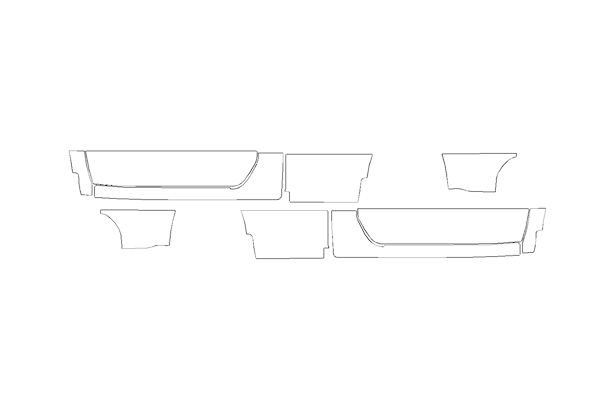 Rocker Panel Kit | CHEVROLET SILVERADO 1500 WT 2025