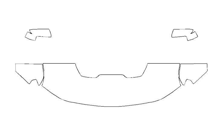 Partial Hood Fender and Mirror Kit | CHEVROLET SILVERADO 1500 ZR2 2024