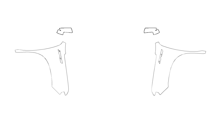 Full Fender and Mirror Kit | CHEVROLET SILVERADO 1500 ZR2 2024
