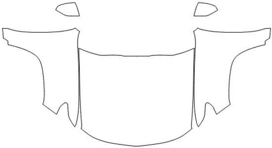 Full Hood Fender and Mirror Kit | CHEVROLET COLORADO 2024