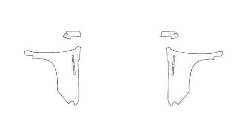 Full Fender and Mirror Kit | CHEVROLET SILVERADO 1500 WT 2023