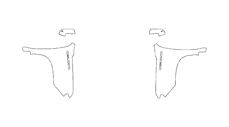 Full Fender and Mirror Kit | CHEVROLET SILVERADO 1500 LT 2024