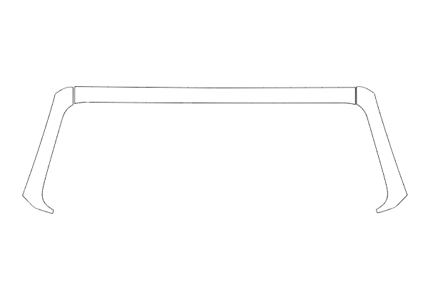 Windshield Trim Kit | JEEP WRANGLER UNLIMITED 4 DOOR WILLYS 2022