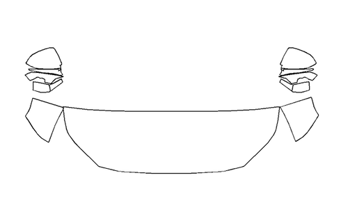 Partial Hood Fender and Mirror Kit | LEXUS TX550h 2024