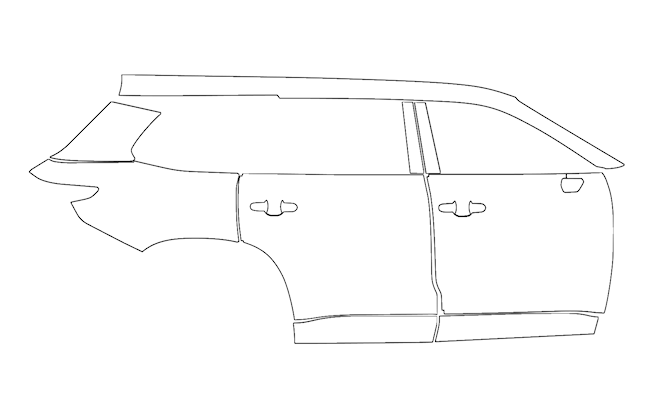 Right Side Kit | LEXUS TX350 | TX500h F-Sport 2025
