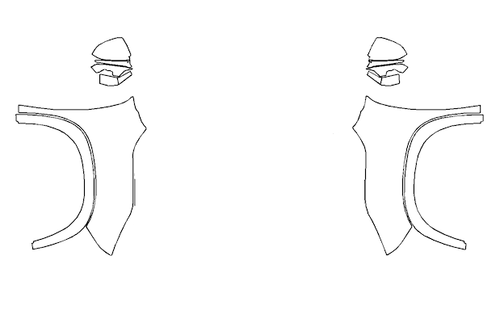 Full Fender and Mirror Kit | LEXUS TX350 2024