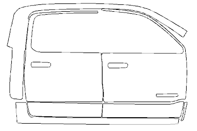 Right Side Cab PPF Kit | RAM 1500 WARLOCK 2025 