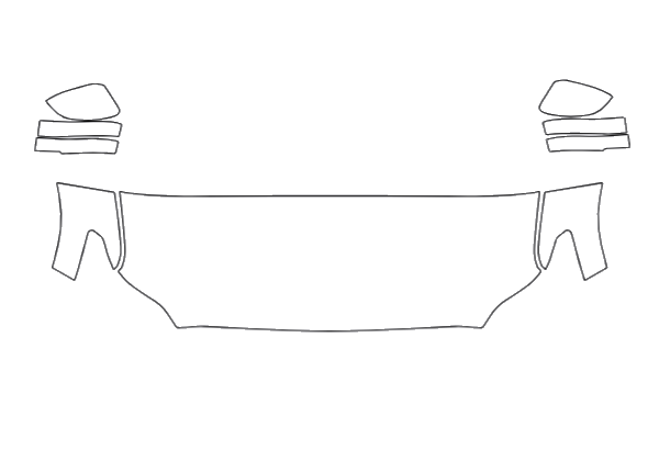 Partial Hood Fender and Mirror Kit | TOYOTA TACOMA PRERUNNER 2025 ...
