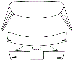 Trunk Lid Kit |AUDI Q8 S-LINE 2022