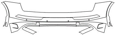 Rear Bumper Kit | AUDI Q5 SPORTBACK S-LINE 2021