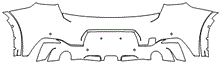 Load image into Gallery viewer, Rear Bumper Kit | BMW X2 M SPORT 2023