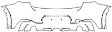 Load image into Gallery viewer, Rear Bumper Kit | BMW X2 M SPORT 2023