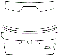 Load image into Gallery viewer, Hatch Kit NOTE - Emblem &amp; Spoiler Placement Inconsistent | BMW X6 M 2020