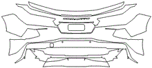 Load image into Gallery viewer, Rear Bumper Kit | CHEVROLET CORVETTE STINGRAY COUPE 2024