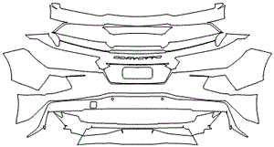 Rear Bumper Kit | CHEVROLET CORVETTE STINGRAY COUPE 2024
