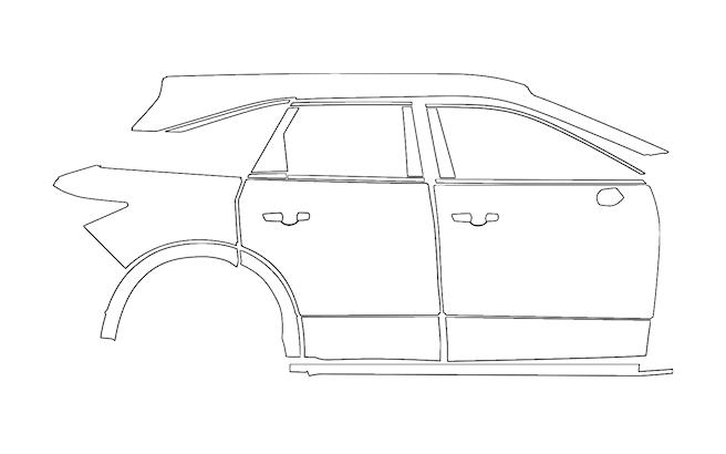 Right Side Kit | ACURA ZDX 2025