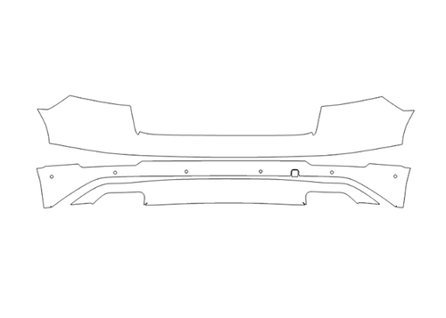 Rear Bumper PPF Kit | AUDI Q8 2025