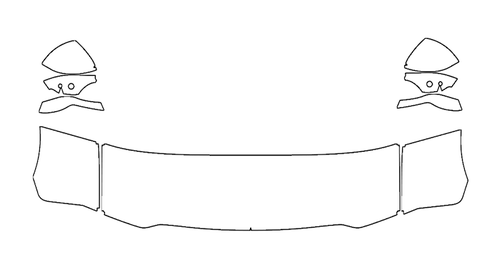 Partial Hood Fender & Mirror PPF Kit | DODGE CHARGER DAYTONA 2025