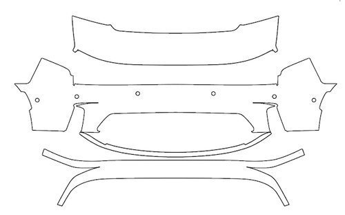 Front Bumper PPF Kit | DODGE CHARGER DAYTONA 2025