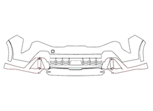 Load image into Gallery viewer, Front Bumper PPF Kit | KIA K4 SEDAN 2025