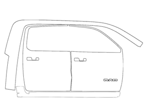 Right Side Cab PPF Kit | RAM 1500 SPORT 2025 