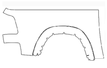 Load image into Gallery viewer, Right Side Box PPF Kit | RAM 1500 LARAMIE 2020