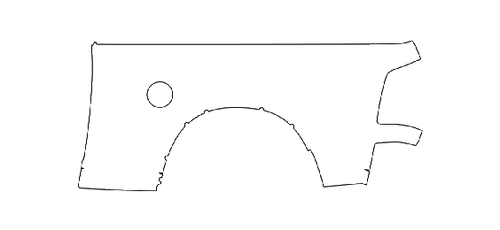 Left Side Outer Bed Panel Kit | RAM 3500 TRADESMAN 2019