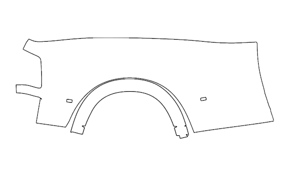 Left Side Outer Bed Panel Kit | RAM 3500 LIMITED 2025