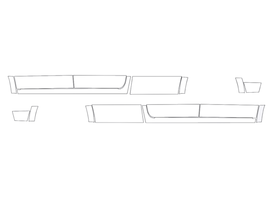 Rocker Panel Kit | RAM 2500 LARAMIE LONGHORN 2020