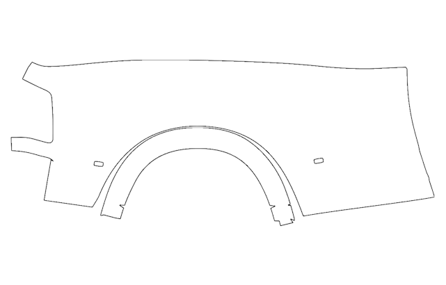 Right Side Outer Bed Panel Kit | RAM 3500 LIMITED LONGHORN 2026