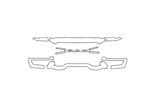 Grille Kit | RAM 2500 LIMITED LONGHORN 2025