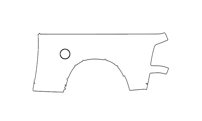 Left Side Outer Bed Panel Kit | RAM 2500 POWER WAGON 2025