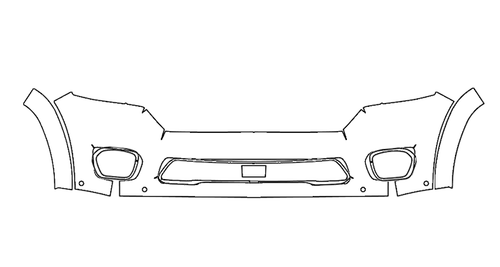 Front Bumper PPF Kit | RAM 1500 TUNGSTEN 2025