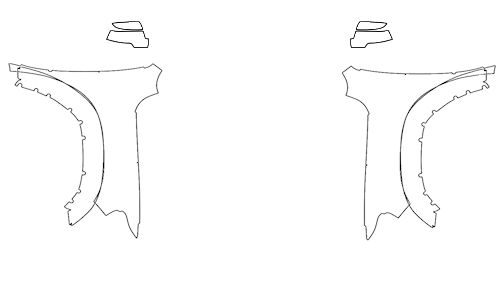 Full Fender and Mirror PPF Kit | RAM 1500 LIMITED 2026