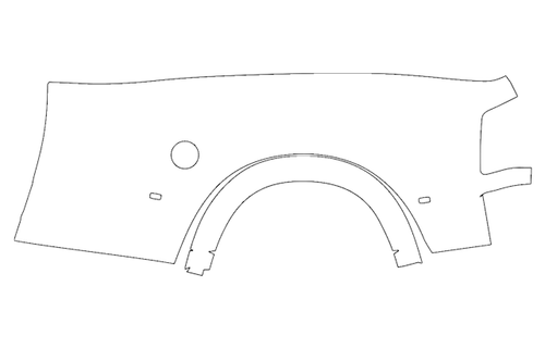 Left Side Outer Bed Panel Kit | RAM 3500 LIMITED LONGHORN 2025