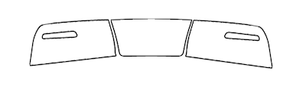 Rear Bumper PPF Kit | RIVIAN R1S 2023