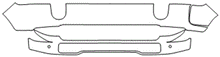 Load image into Gallery viewer, Bumper PPF Kit | RIVIAN R1S 2023