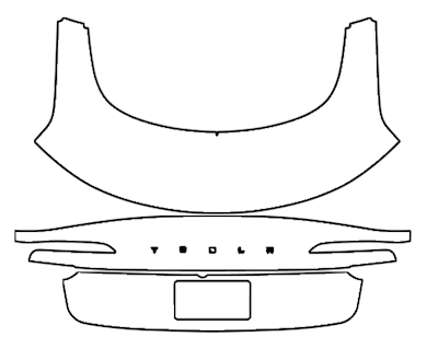 Trunk Lid PPF Kit | TESLA MODEL 3 2024