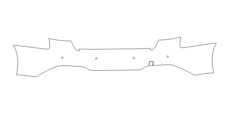 Rear Bumper PPF Kit | AUDI A4 2022