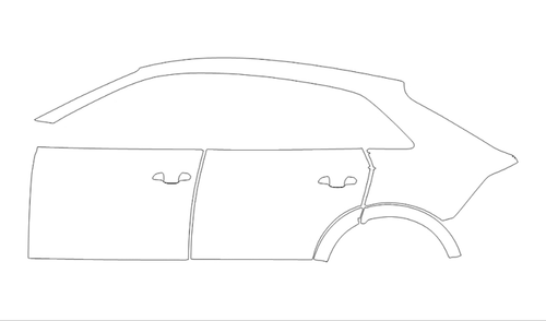 Left Side PPF Kit | AUDI Q8 2025