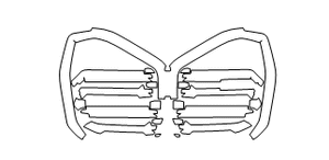 Grille Kit | BMW X6 xDrive 40i 2024