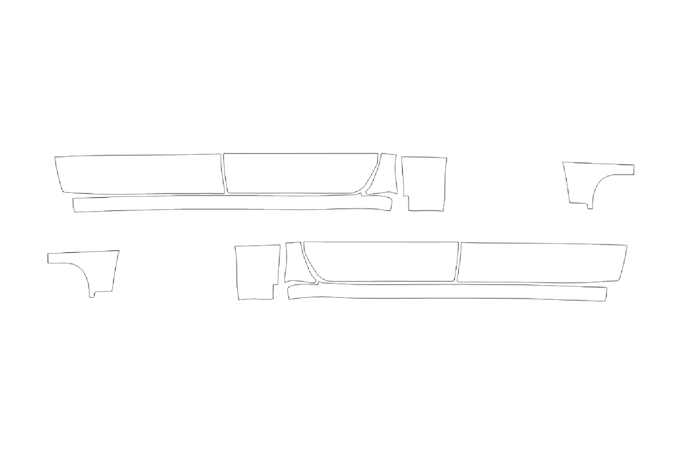 Rocker Panel Kit | CHEVROLET SILVERADO 1500 ZR2 2023