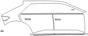 Right Side PPF Kit | HYUNDAI IONIQ 5 2024